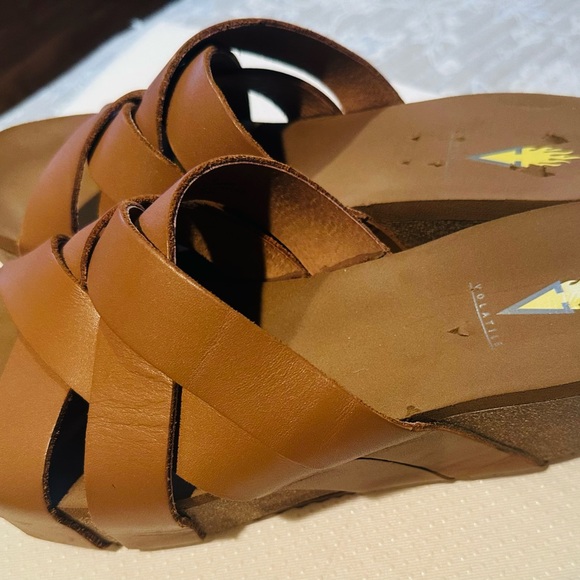 Volatile Brown Sandals - Picture 2 of 6